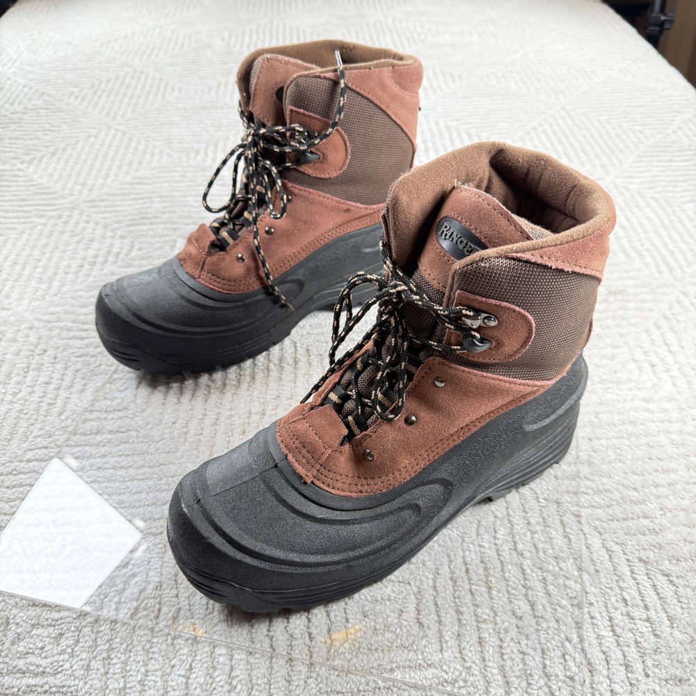 Ranger Winter Boots Men 12 Brown Duck Boots Thermolite Insulated Waterproof Snow